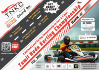 Tamilnadu Karting Championship - Season 02 National Level Karting Event Poster